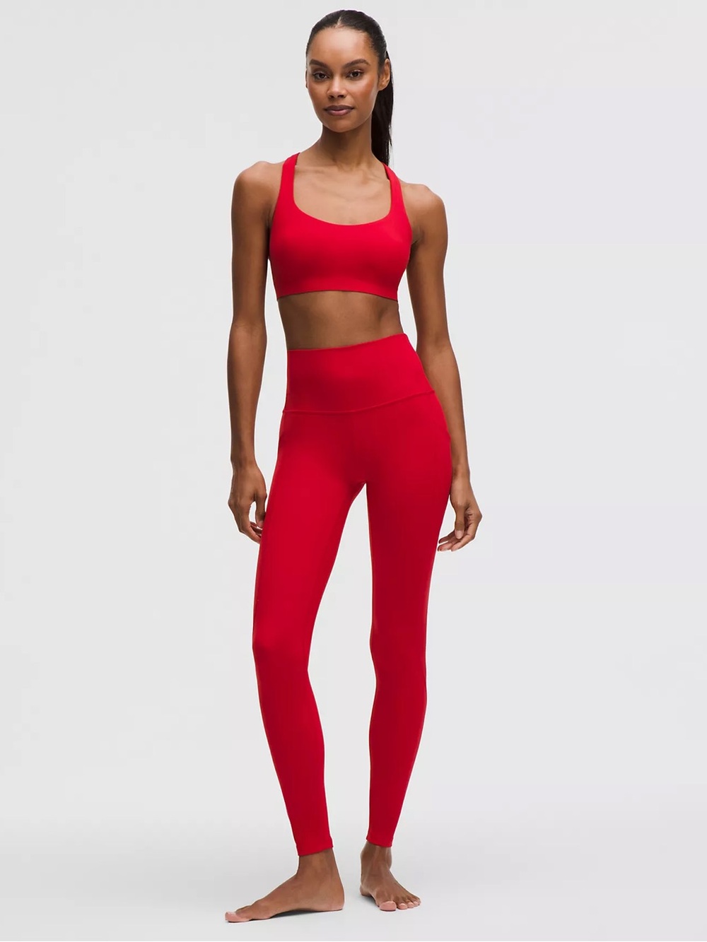 Lululemon Align High-Rise Pant 25” | Red | Size 4 | Double Lined